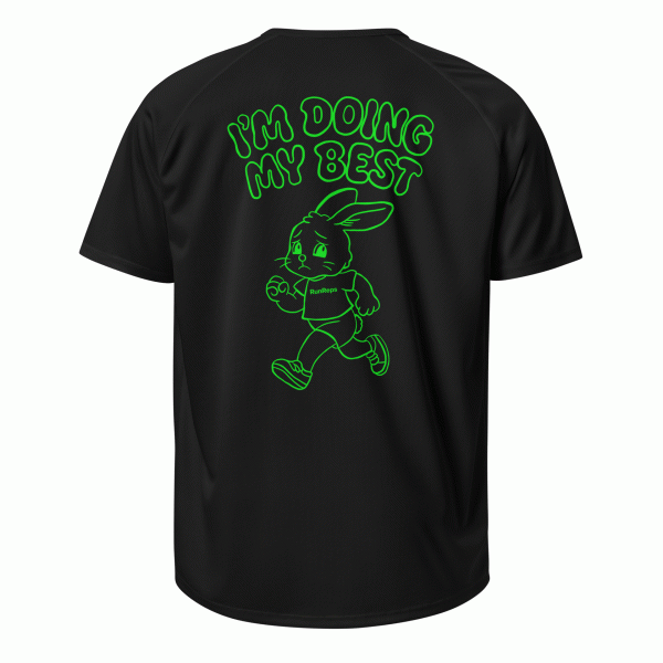 I'm Doing My Best - Unisex Running Jersey - Lime Green