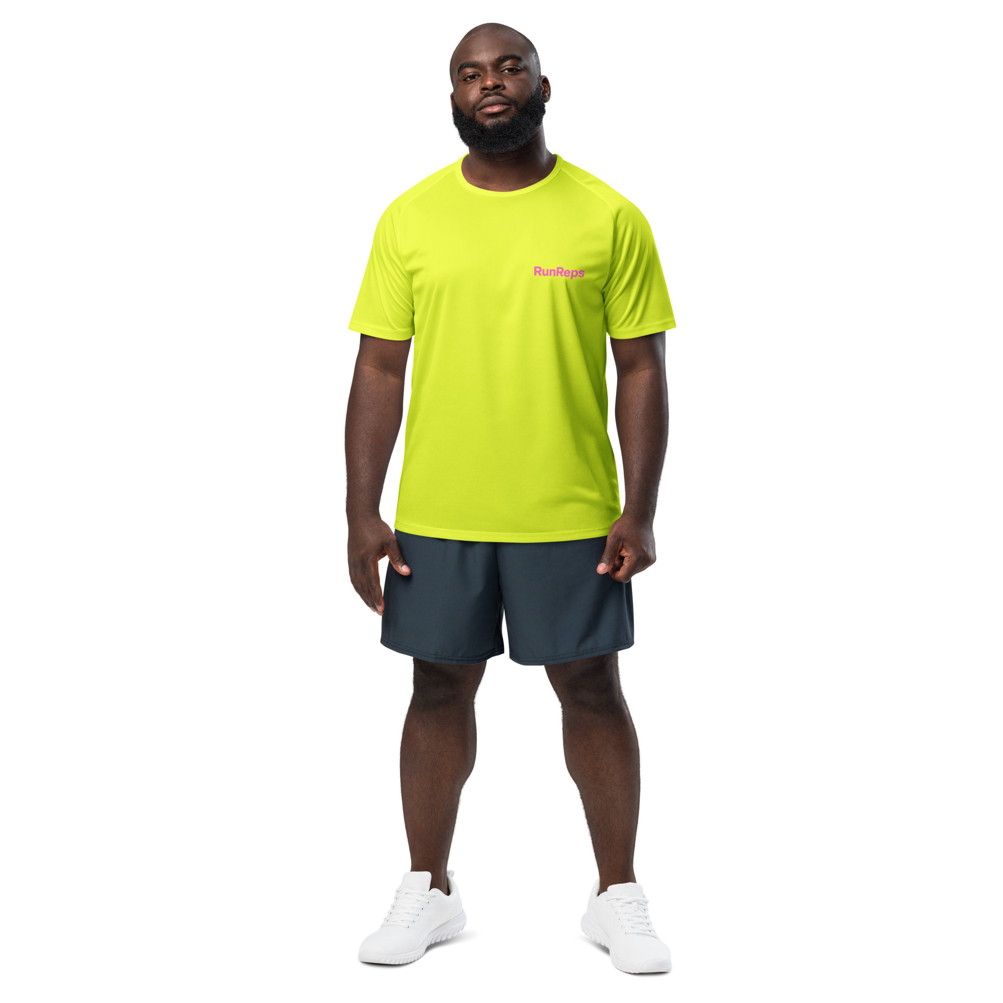 I'm Doing My Best - Unisex Running Jersey - Hot Pink - Image 8