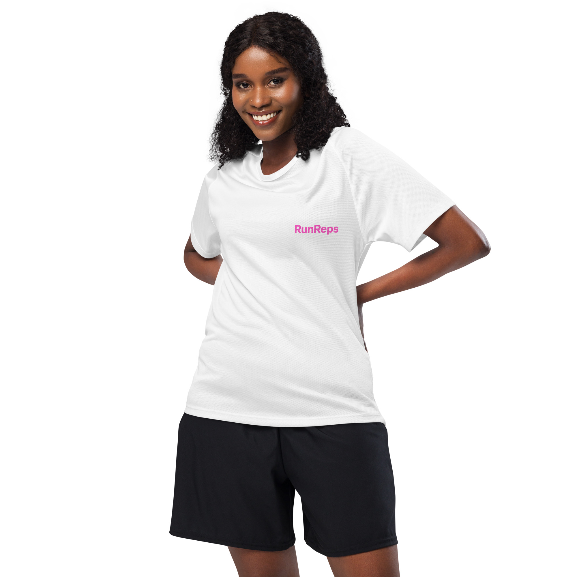 I'm Doing My Best - Unisex Running Jersey - Hot Pink - Image 9